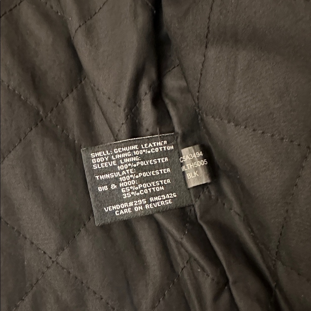 WILSONS LEATHER Lance leather moto jacket - Picture 8 of 13